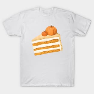 Pumpkin carrot cake with decorations T-Shirt